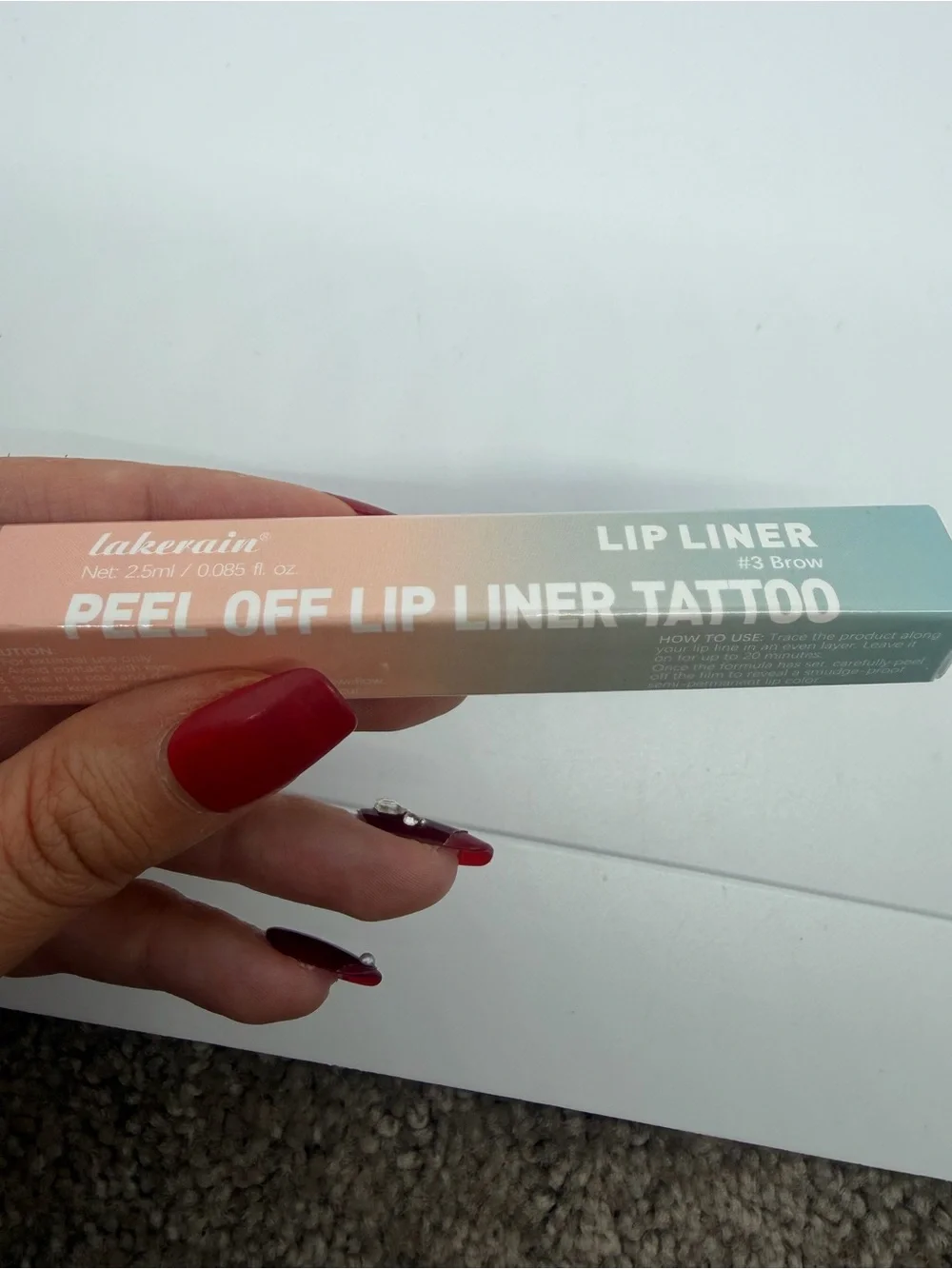 Peel Off Lip Liner Tattoo - Brow